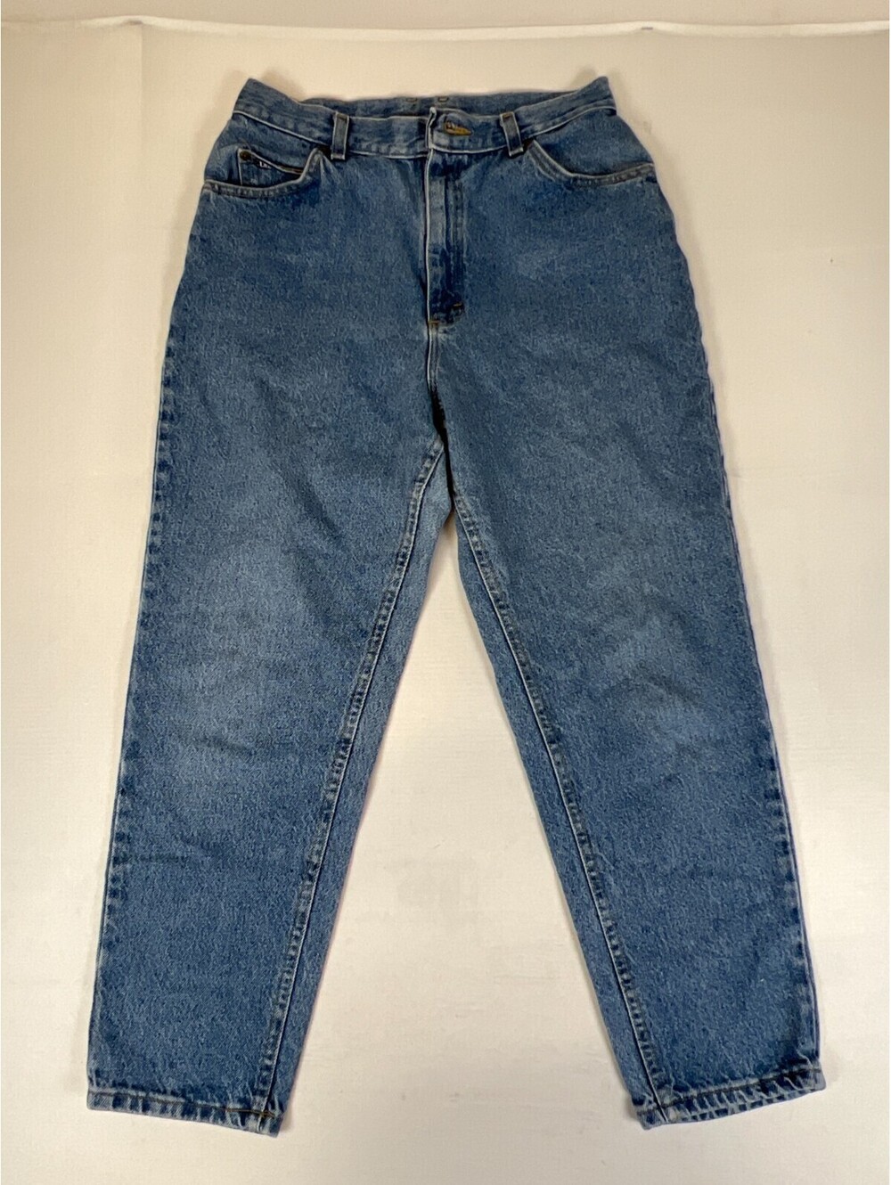 Lee Vintage Womens 27x26 Medium Wash Cotton High Rise Denim Jeans